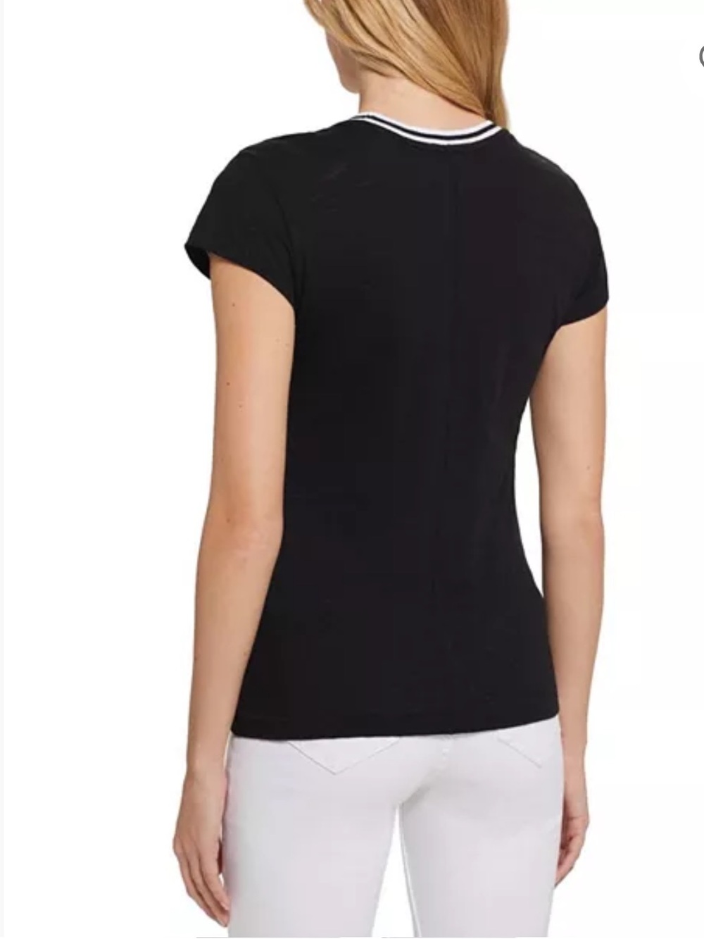 Goldie Lewinter Tipped Ringer Tee - Picture 3 of 5